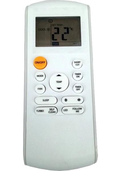 ile Uyumlu AR09TXHQBWK/SK AR500H Klima Kumandası