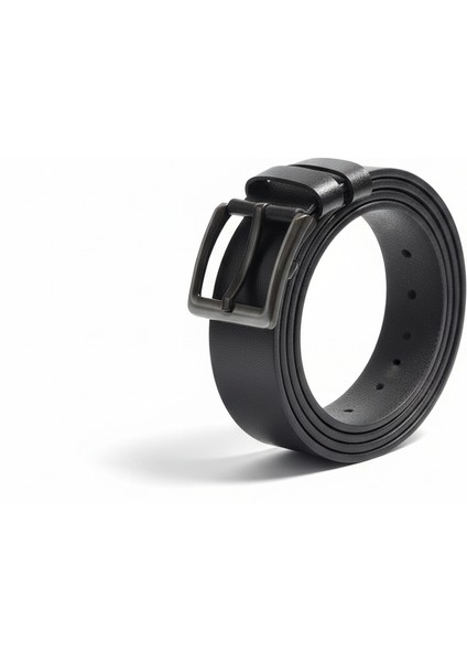 Hakiki Deri Erkek Spor Kemer 4.5 cm Metal Tokalı Kalın Kemer