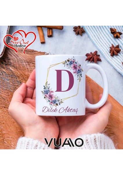 Kişiye Özel Isimli ve Harfli Kupa ve Mouse Pad Seti,kaymaz Taban - Baskılı Mousepad fiyatları