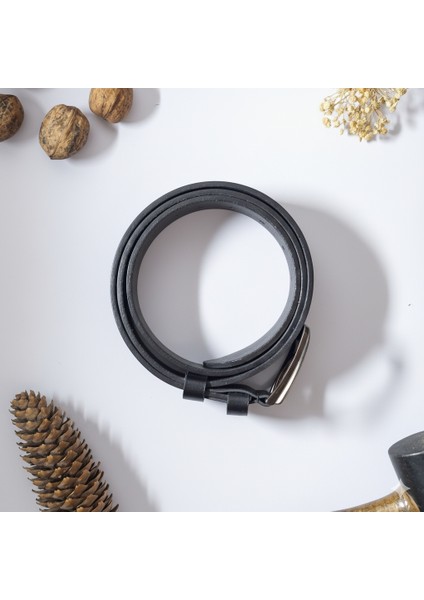 Hakiki Deri Erkek Spor Kemer 4.5 cm Metal Tokalı Kalın Kemer fırsatları