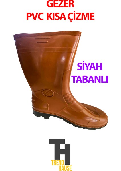 Gezer Pvc Kısa Çizme Siyahtabanlı fiyatları