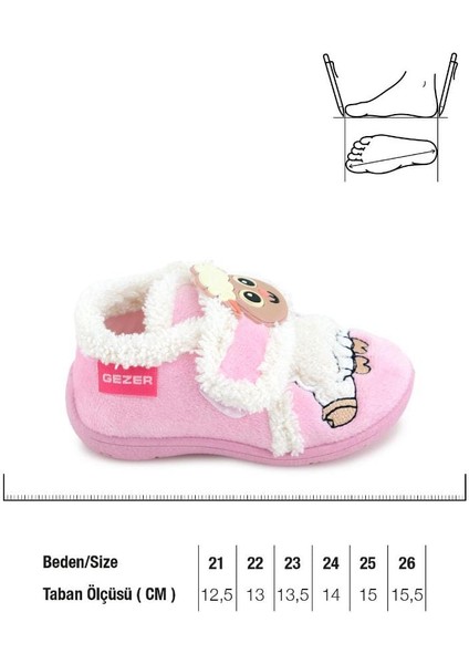 Gezer Çocuk Kuzu Desenli Panduf fırsatları