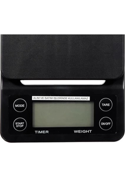 Hassas Mutfak Tartısı 0.1 G - 3 Kg, Kahve ve Yemek Hazırlığı Için Ideal, Kullanım Kolaylığı fırsatları