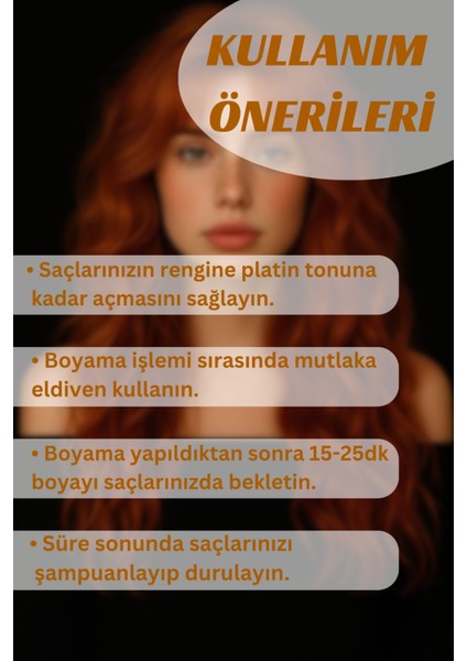 Natural Hair Color Amonyaksız Turuncu Renkli Saç Boyası 250ML fiyatları