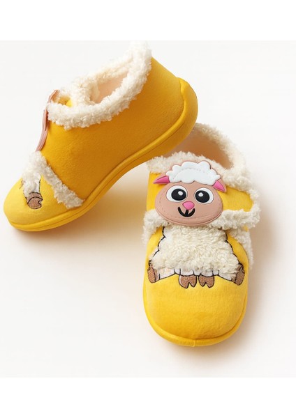 Gezer Çocuk Kuzu Desenli Panduf