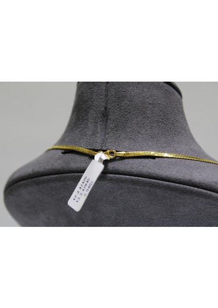 14 Ayar Altın Italyan Örme Modeli Kolye