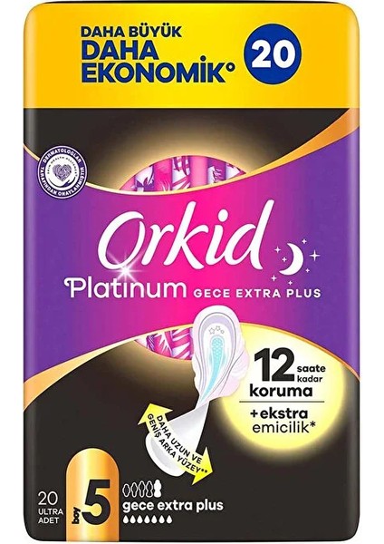 Bfs Orkid Ultra Platinum Gece Ekstre Plus Ped 20'li fiyatları