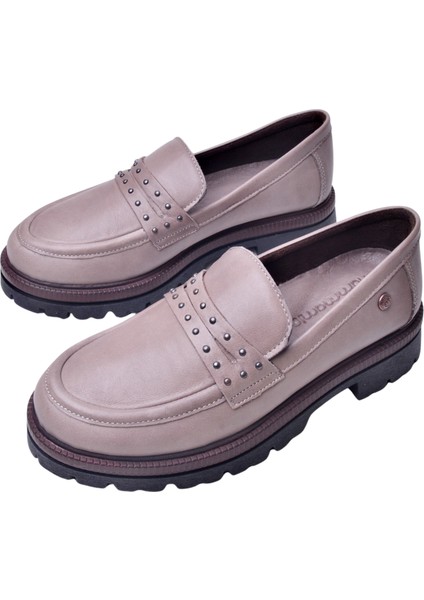 Kadın Deri Loafer Ayakkabı D25KA-3175 modelleri