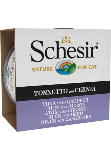 Elit Schesir Cat Jelly Ton Balıklı ve Orfoz Balıklı Yetişkin Kedi Konservesi 85 gr