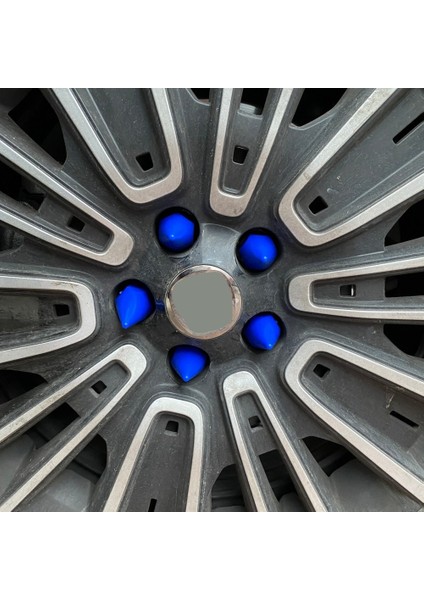 Sivri Mermi Bijon Kapağı Sökme Aparatlı 20 Li Set 17 Mm-19 mm Mavi modelleri