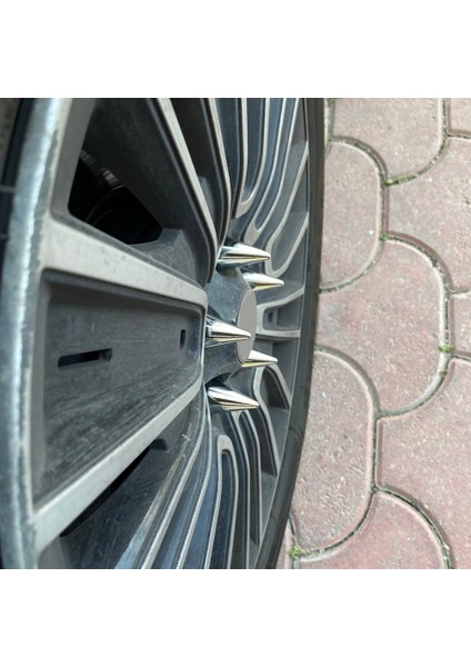 Sivri Mermi Bijon Kapağı Sökme Aparatlı 20 Li Set 17 Mm-19 mm Krom fırsatları