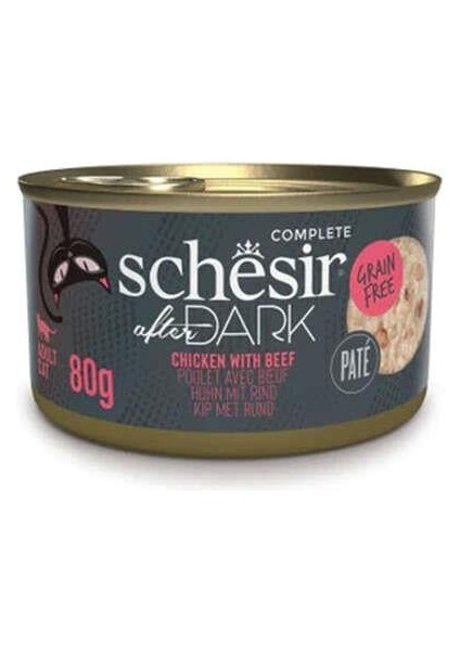 After Dark Pate Tavuklu ve Sığır Etli Yetişkin Kedi Konservesi 80 gr modelleri