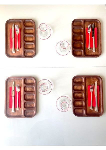 Verdis Ahşap ( 1.sınıf Kalite Kayın Ağacı ) 4 Parça Kahvaltı Takımı, Kahvaltılık, Sunumluk fiyatları