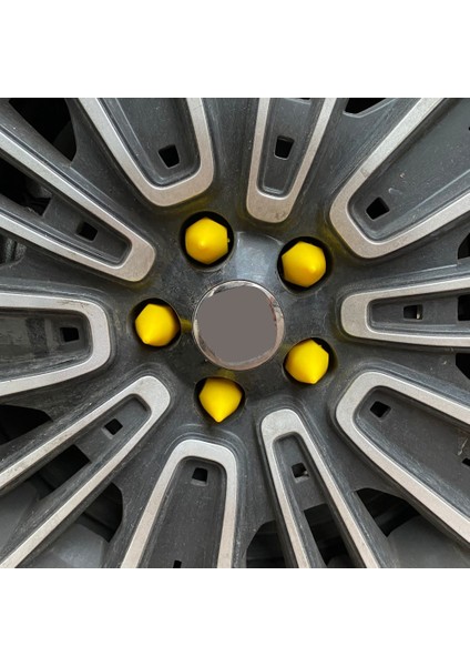 Sivri Mermi Bijon Kapağı Sökme Aparatlı 20 Li Set 17 Mm-19 mm Sarı modelleri