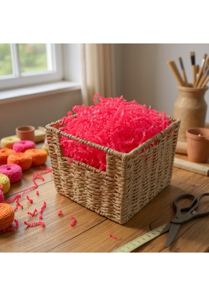 1 kg Zigzag Kırpık Kağıt , Kırpıntı Kağıt * Florasan Pembe fırsatları