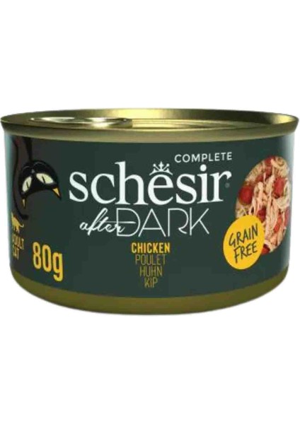 Elit Schesir After Dark Tavuk Etli Yetişkin Kedi Konservesi 80GR