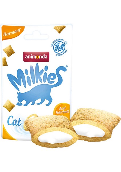 Elit Animonda Milkies Tüy Yumağı Önleyen Tahılsız Kedi Ödülü 30 gr