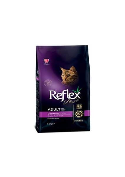 Elit Reflex Plus Gourmet Tavuklu Renkli Taneli Yetişkin Kedi Maması 15KG fiyatları