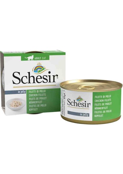 Elit Schesir Tavuk Fileto Doğal Soslu Yetişkin Kedi Konservesi 85GR