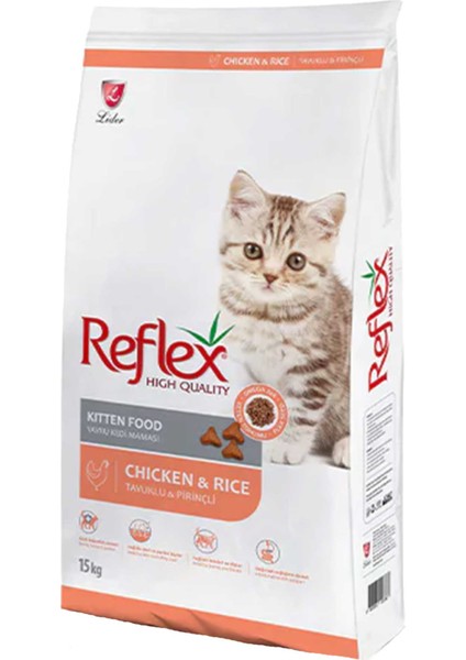 Elit Reflex Kitten Tavuklu Yavru Kedi Maması 15KG