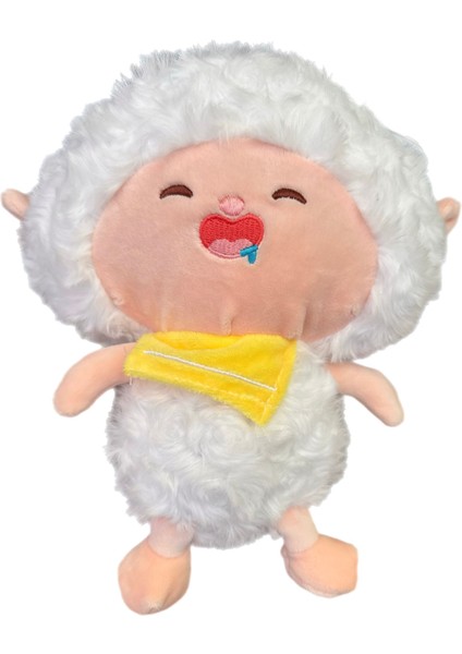 Sevimli Uyku Arkadaşım Kuzu Peluş Oyuncak 25 cm