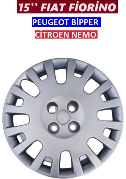 Jant Kapak 15'' 1 Adet Fıat Fiorino Peugeot Bipper Cıtroen Nemo