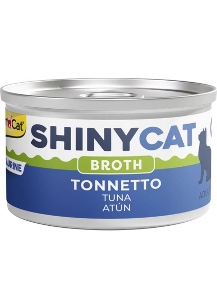 Elit Gimcat Shinycat Broth Ton Balıklı Kedi Konservesi 70GR