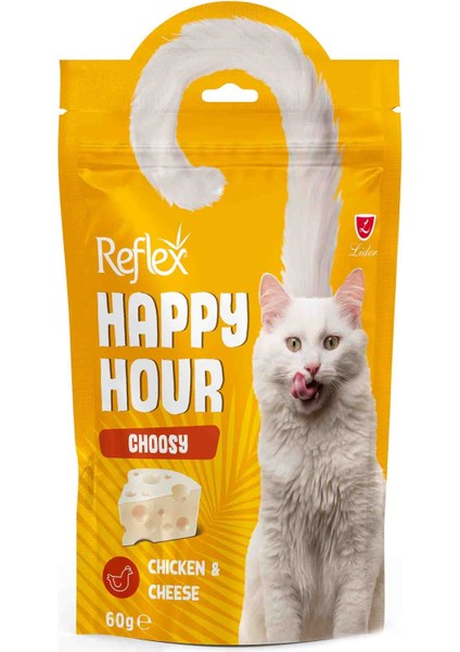 Elit Reflex Happy Hour Seçici Kediler Için Kedi Ödül Maması 60GR