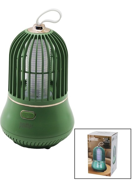 Armut Modeli USB Şarjlı Sinek Öldürücü Cız Makine Masa Üstü - Askı Halkalı ETKİ=20M2ÇAP: 13CM Y:20.5cm PT-Z618 (5313)