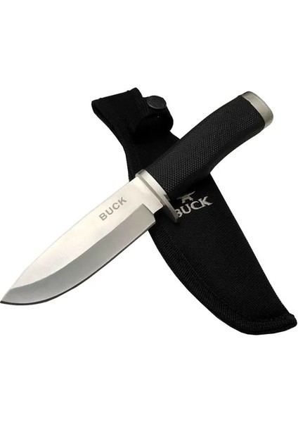 Bfs 7-7 Siyah Av / Outdoor Bıçak 22CM - Siyah Sap, Kılıflı