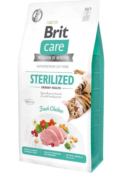 Elit Brit Care Urinary Idrar Yolları Sağlığı Için Tavuklu Kısırlaştırılmış Kedi Maması 7kg