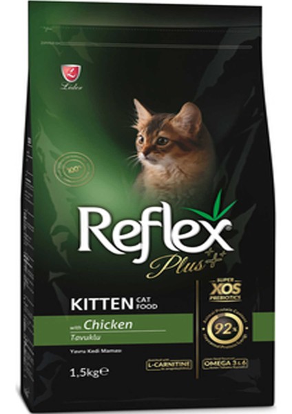 Elit Reflex Plus Kitten Tavuklu Yavru Kedi Maması 1,5kg