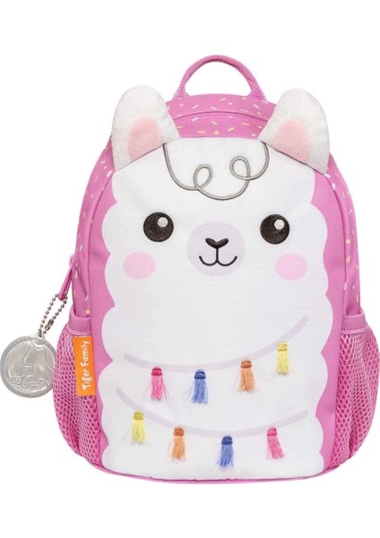 Bfs Lama Desenli Pembe Anaokulu Çantası