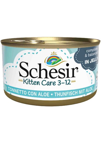 Elit Schesir Kitten Ton Balıklı ve Aloeveralı Yavru Kedi Konservesi 85GR