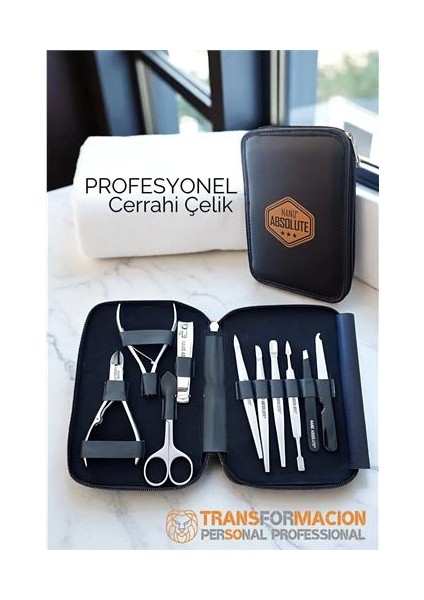 Bfs Manikür Pedikür Seti Profesyonel 304 Cerrahi Paslanmaz Çelik