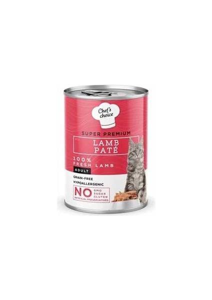 Elit Chefs Choice Kuzu Etli Yetişkin Kedi Konservesi 400GR fiyatları