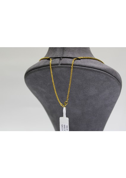 14 Ayar Altın Pullu Kadın Zinciri Kolye