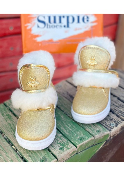 Kürk Detaylı Ortopedik Kız Çocuk Bot modelleri