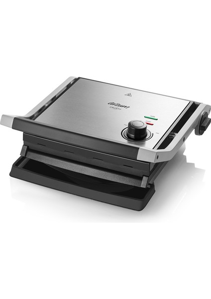 Dört Dilim Kapasiteli Inox Izgara ve Tost Makinesi 1800W