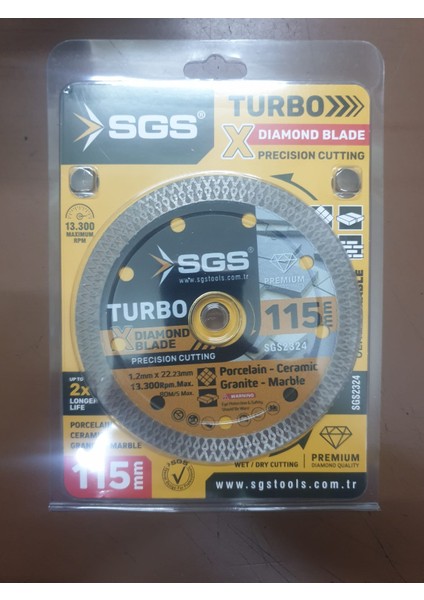 Turbo Elmas Testere Sulu ve Kuru Kesim Porselen,seramik,granit,mermer fiyatları