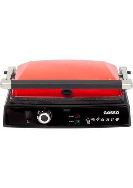 Kırmızı 2005K Doyum Tost Makinesi, Pratik ve Şık Tasarım, Lezzetli Tostlar Için Ideal modelleri