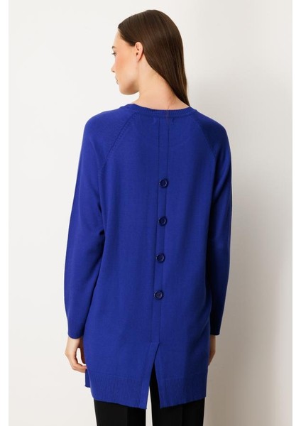 65413 Onteks Arkası Düğmeli Kazak fırsatları