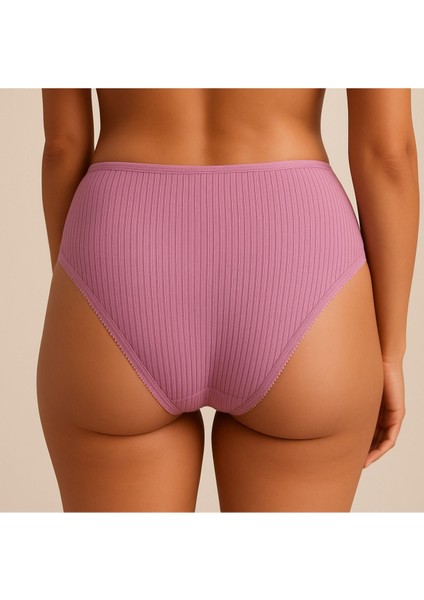 Önü Dantelli Ribana Bikini 6'lı Set modelleri