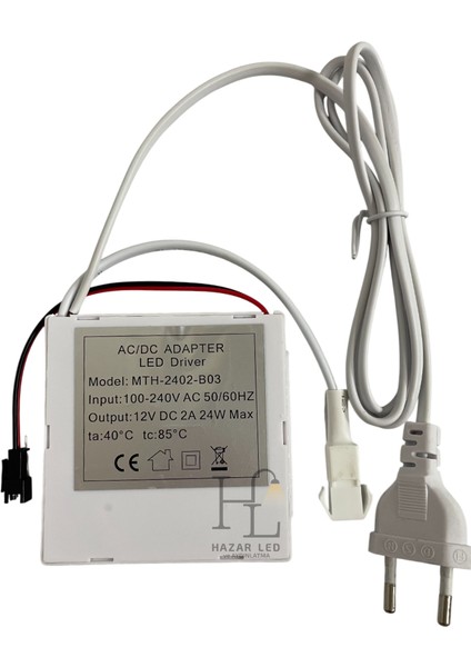 220 Volt Girişli 12V 2A Dokunmatik (Touch) Ayna Arkası Sensörü Banyo Aynası Sensörü Mobilya Sensörü Buğu Önleyici