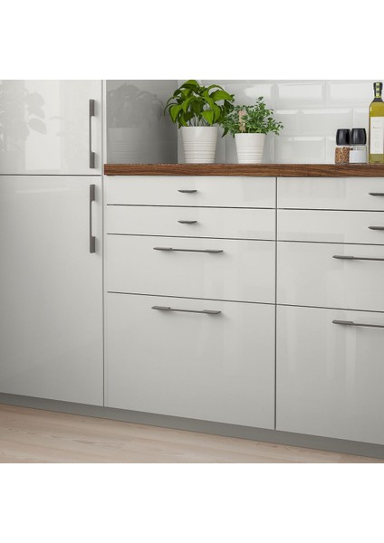 Çekmece Ön Paneli, Parlak Cila Açık Gri, 40X10 cm modelleri