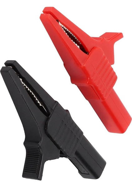 IC-243C Siyah-Kırmızı 4 mm Banan Jak Girişli 2'li Krokodil Catııı fırsatları