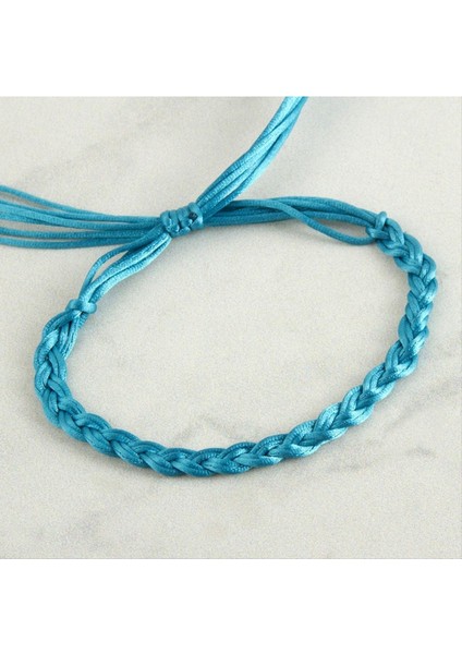 Ds-Derin Renkli Örgülü Vinlex Ip Halhal-Turuncu