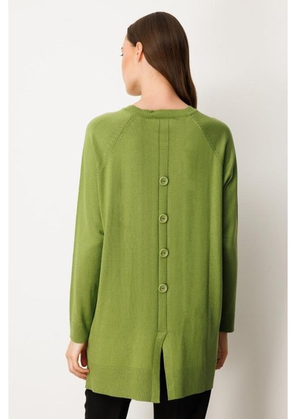 65413 Onteks Arkası Düğmeli Kazak fırsatları