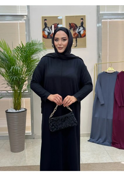 Çıma Detaylı Uzun Elbise modelleri