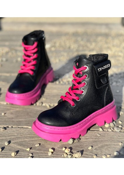 Çocuk Bot, Cep Detaylı Çocuk Bot, Fermuarlı Çocuk Bot